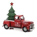 Macchina Natalizia in Metallo con Albero di Vestiamo Casa Gran Natale