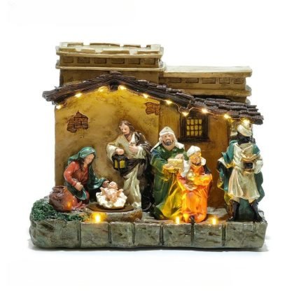 Natività con Luci Musica e Movimento Vestiamo Casa Gran Natale