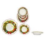 Piatti Natalizi Ghirlanda con Giochi in Porcellana di Vestiamo Casa Gran Natale