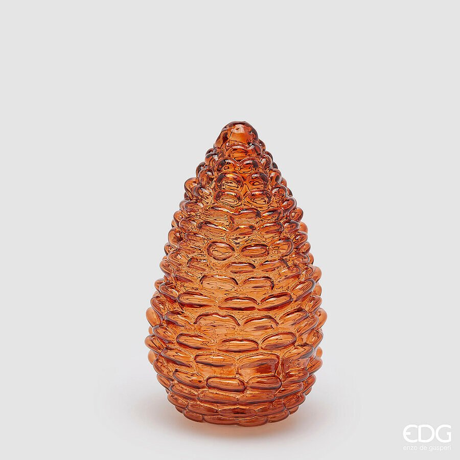 Pigna Ambra a Led Natalizia 22cm EDG Enzo De Gasperi Pigna Ambra a Led Natalizia 22cm EDG Enzo De Gasperi