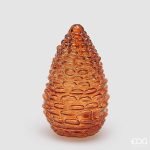 Pigna Ambra a Led Natalizia 25cm EDG Enzo De Gasperi