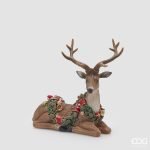 Renna Natalizia Seduta 27cm EDG Enzo De Gasperi