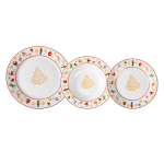 Set di Piatti Natalizi Toys e Albero