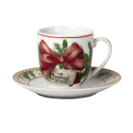 Tazze Caffè Red Ribbon Garland tazzina singola
