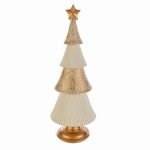 Albero Natalizio Panna e Oro 41cm di Le Stelle