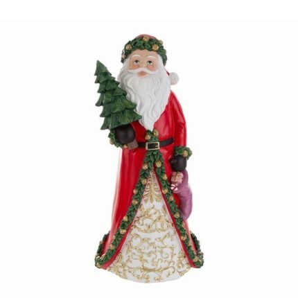 Babbo Natale in Resina 37cm di Le Stelle