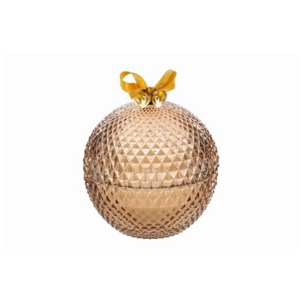 Candela Natalizia a Sfera Champagne 14cm di Le Stelle