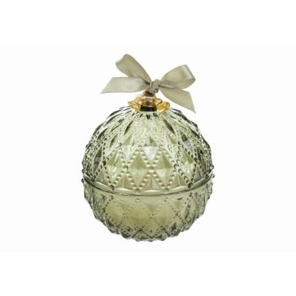 Candela Natalizia a Sfera Verde 10cm di Le Stelle