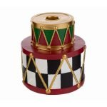 Portacandele Natalizio Black Royal di Le Stelle