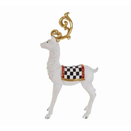 Renna Natalizia Black Royale in Piedi di Le Stelle