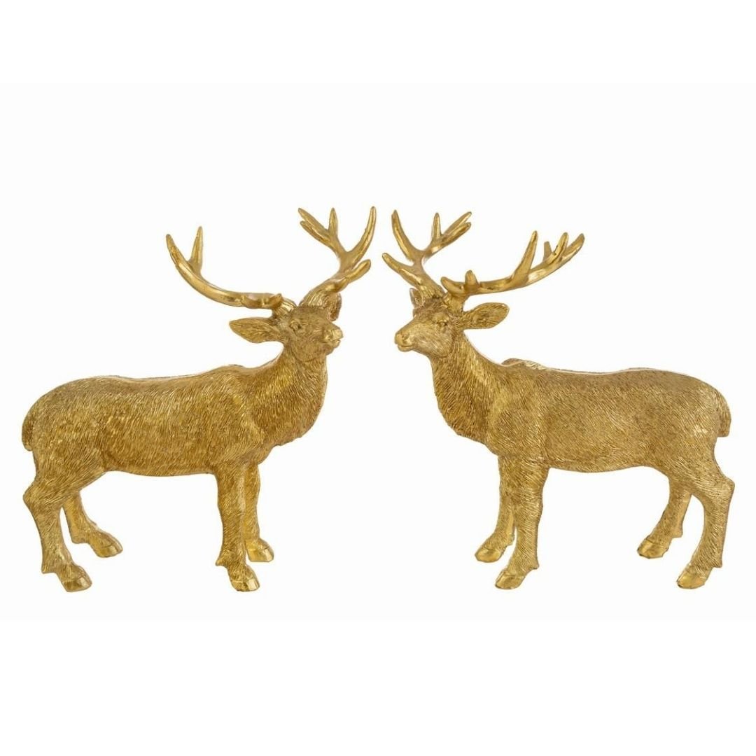 Renna Natalizia Dorata 20cm Assortite di Le Stelle Renna Natalizia Dorata 20cm Assortite di Le Stelle