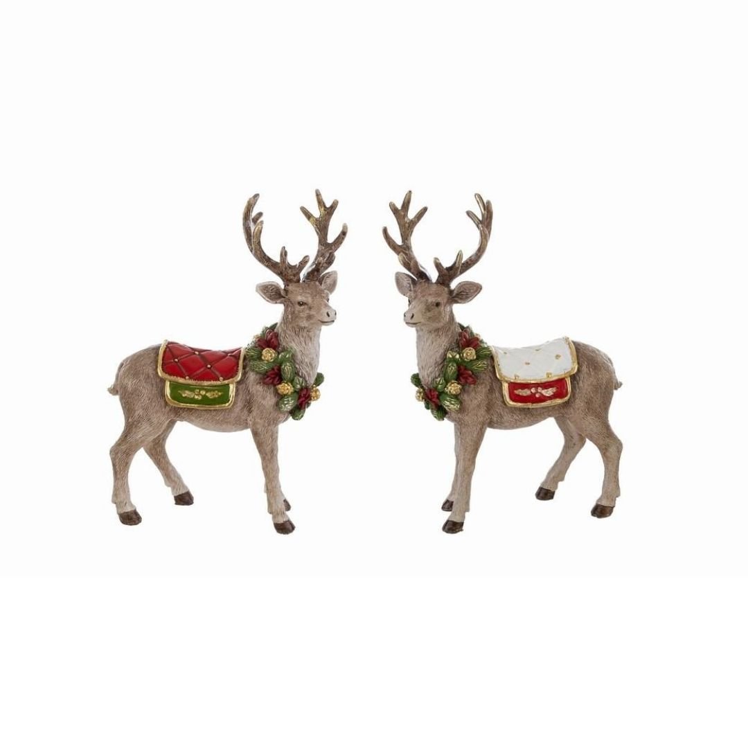 Renna Natalizia in Resina 19cm di Le Stelle Renna Natalizia in Resina 19cm di Le Stelle