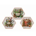 Set 3 Poggia Moka Natalizi di Le Stelle