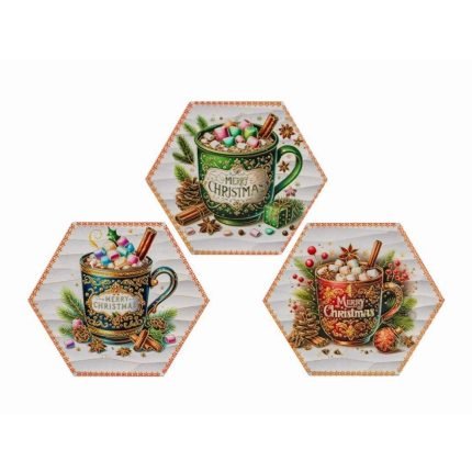 Set 3 Poggia Moka Natalizi di Le Stelle