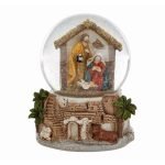Sfera Natività con Musica 14cm di Le Stelle