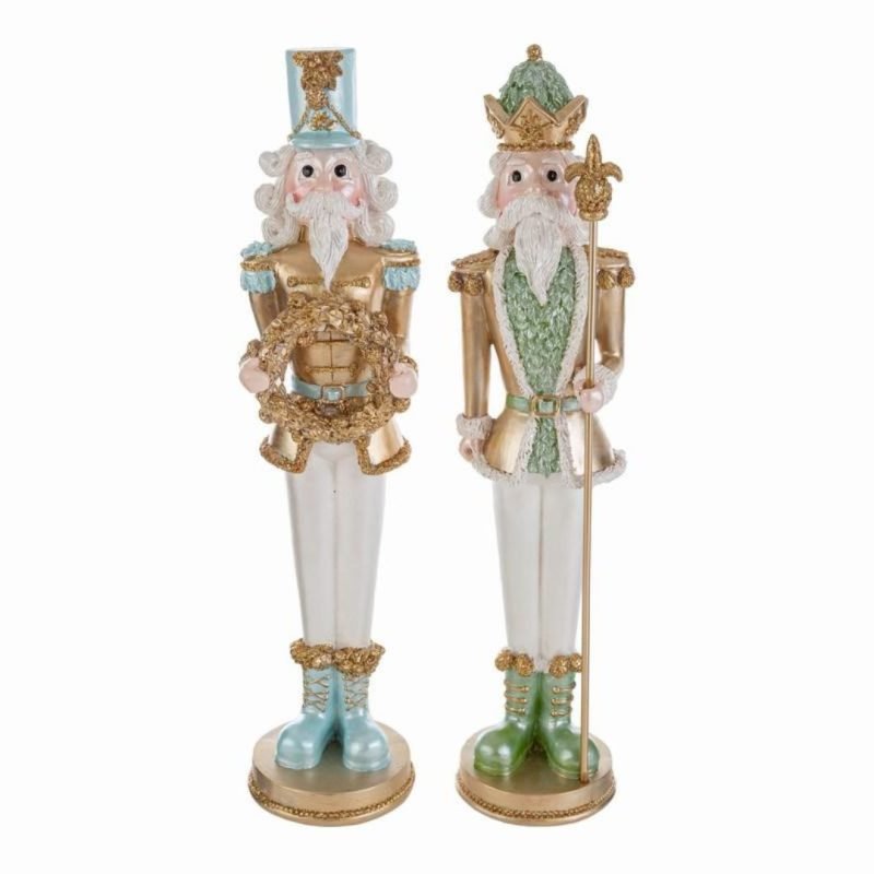 Soldatino Schiaccianoci in Resina Gold 40cm di Le Stelle