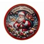 Vassoio Natalizio Melamina Babbo Natale di le Stelle