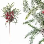 Real Touch Bacche Innevato 65cm di Le Stelle