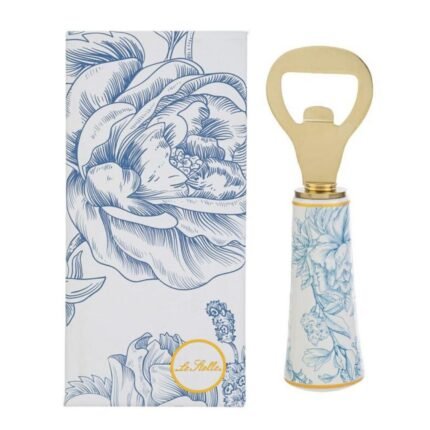 Apribottiglie in Ceramica Decoro Celeste