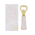 Apribottiglie in Ceramica Decoro Rosa