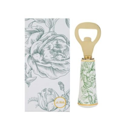 Apribottiglie in Ceramica Decoro Verde