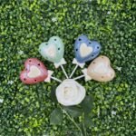 Cuore a Led Colori Assortiti su prato