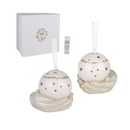 Diffusore Globo su Mani Oro