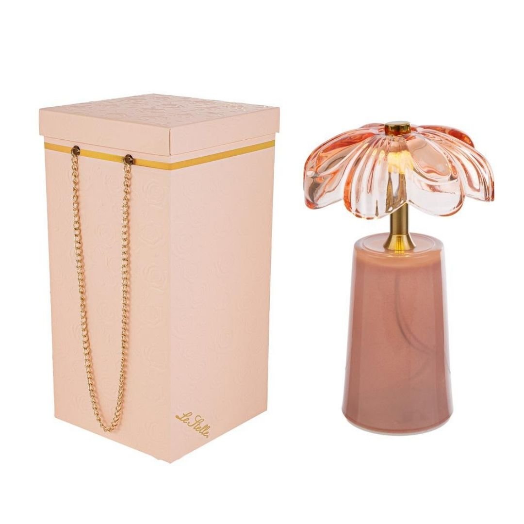 Lampada Vetro Fiore Ciliegia di Le Stelle Bomboniere Lampada Vetro Fiore Ciliegia