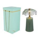 Lampada Vetro Fiore Menta