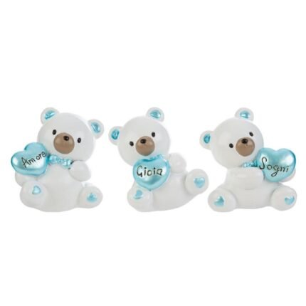 Orsetti Celesti Assortiti in Resina