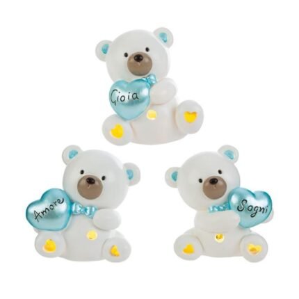 Orsetti a Led Celesti Assortiti