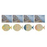 Poggiapentola Pesci Assortiti 28cm