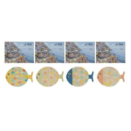 Poggiapentola Pesci Assortiti 28cm