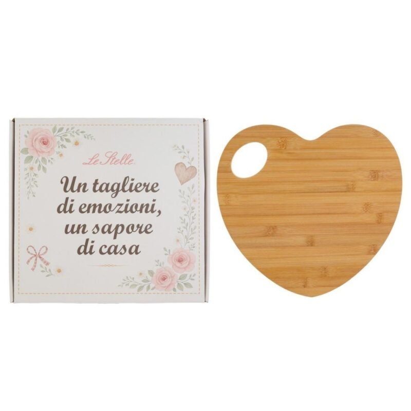 Tagliere in Legno a Cuore