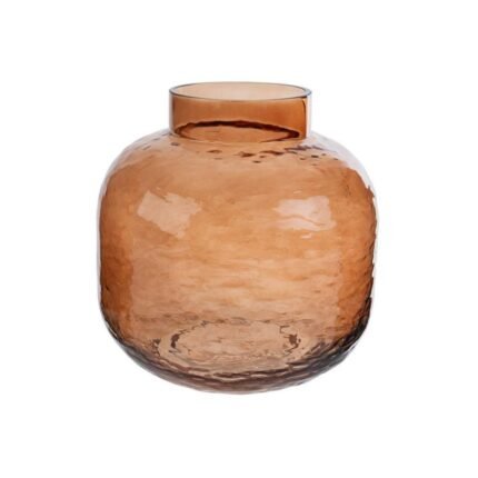 Vaso in Vetro Marrone 20cm