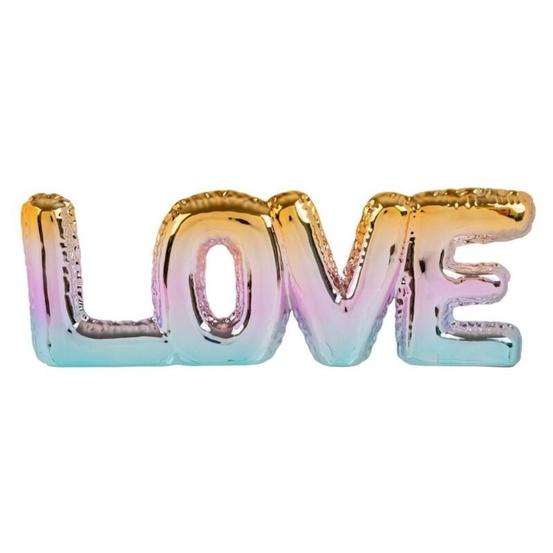 Scritta Love in Ceramica Shine 35cm