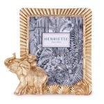 Cornice Elefanti Oro 20x25cm Jungle