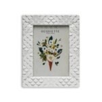 Cornice Ventagli Bianca 13x18cm