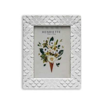 Cornice Ventagli Bianca 13x18cm