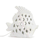 Lampada Pesce Bianco 24cm