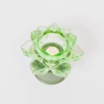 Lampada Fiore di Loto Verde Roteante di Magnifique Maison Interno