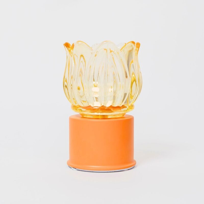 Lampada Tulipano Gialla Roteante