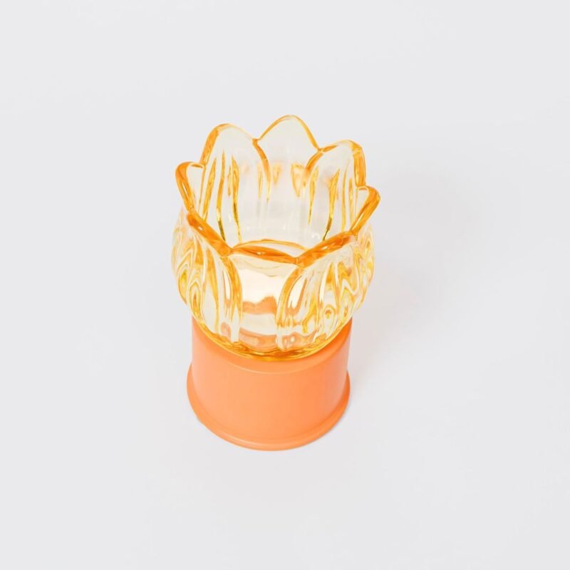Lampada Tulipano Gialla Roteante interno