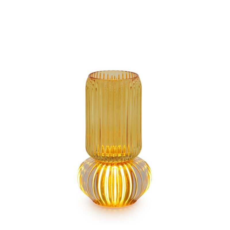 Lampada Vaso Gialla 20cm