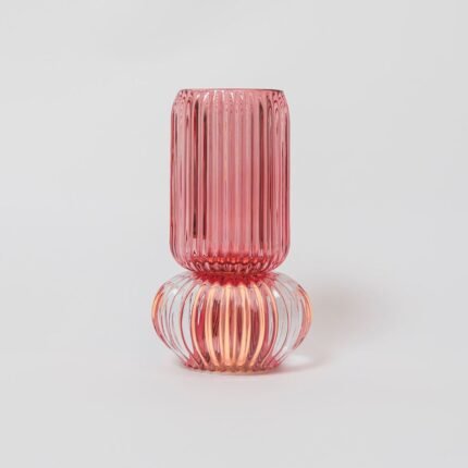 Lampada Vaso Rosa 20cm