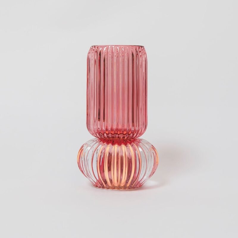 Lampada Vaso Rosa 20cm