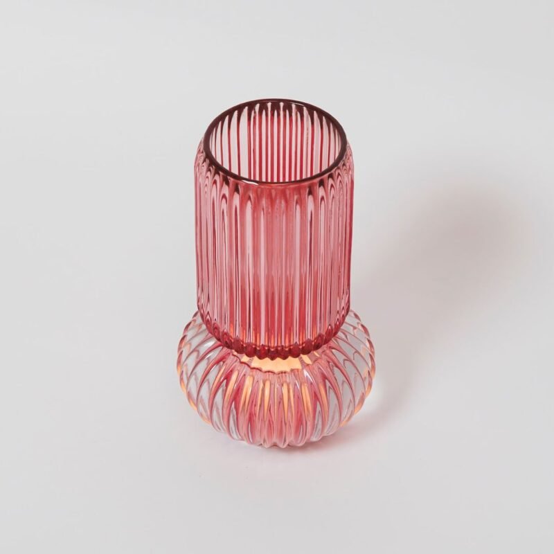 Lampada Vaso Rosa 20cm di magnifique Maison Interna