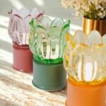 Lampade Tulipano Vetro Roteanti Colorate