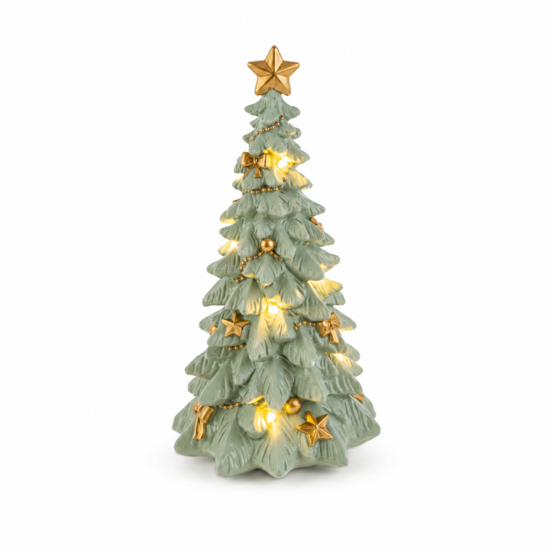 Albero Natalizio Verde a Led 35cm