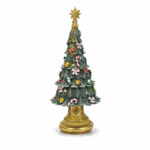 Albero di Natale Luci Musica 14cm